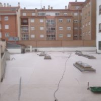 Impermeabilización de cubierta del Obrador de TUDANCA S.A. en Aranda de Duero – Burgos
